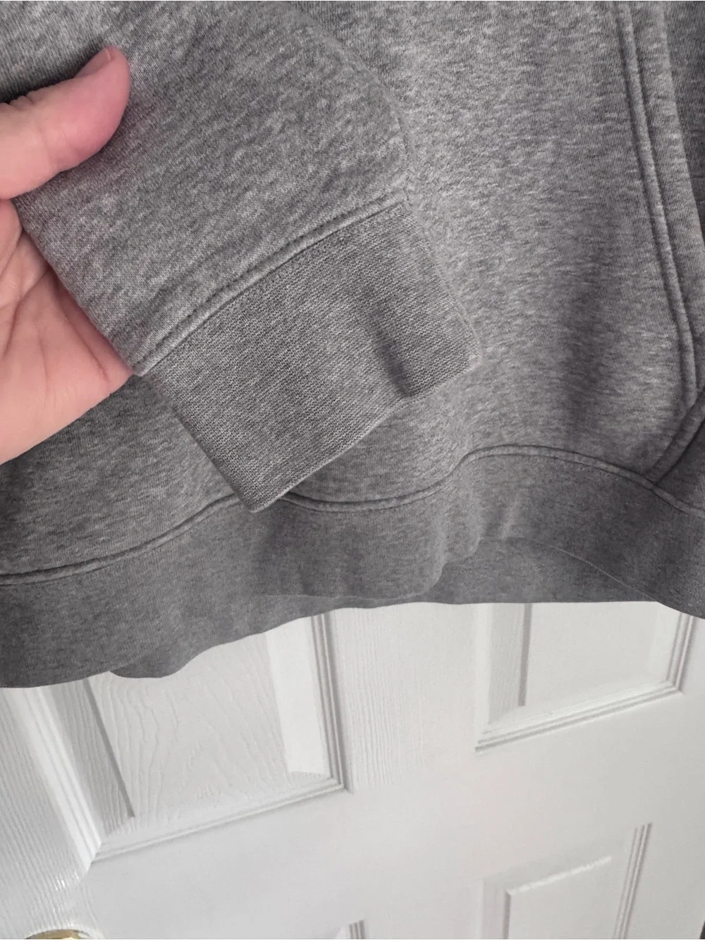 Adidas Men’s Gray Originals Trefoil Pullover Hoodie, Athletic Top - Picture 5 of 10
